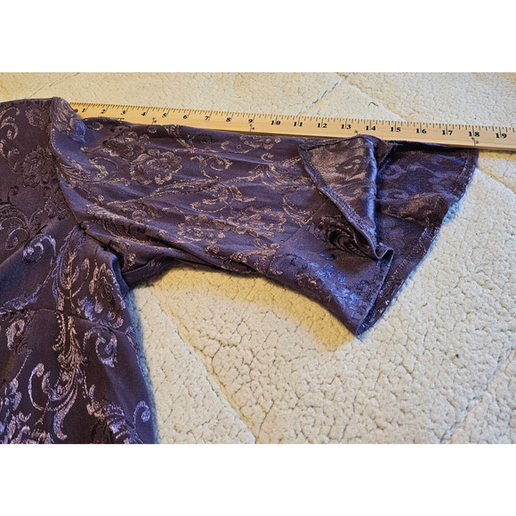 R&M Richards 2 Pc Jacquard Evening Dress Jacket Set Formal Mother Bride – 16W - Picture 12 of 13